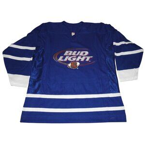 Vintage CCM NHL Hockey Jersey Bud Light Maska Air-Knit Made In Canada Mens XL